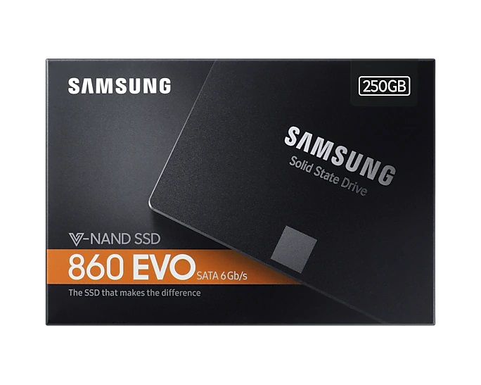 SSD SAMSUNG 2.5” 250GB SATA3  860 EVO