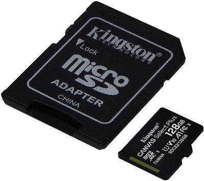 KINGSTON MICRO SECURE DIGITAL 128 GB