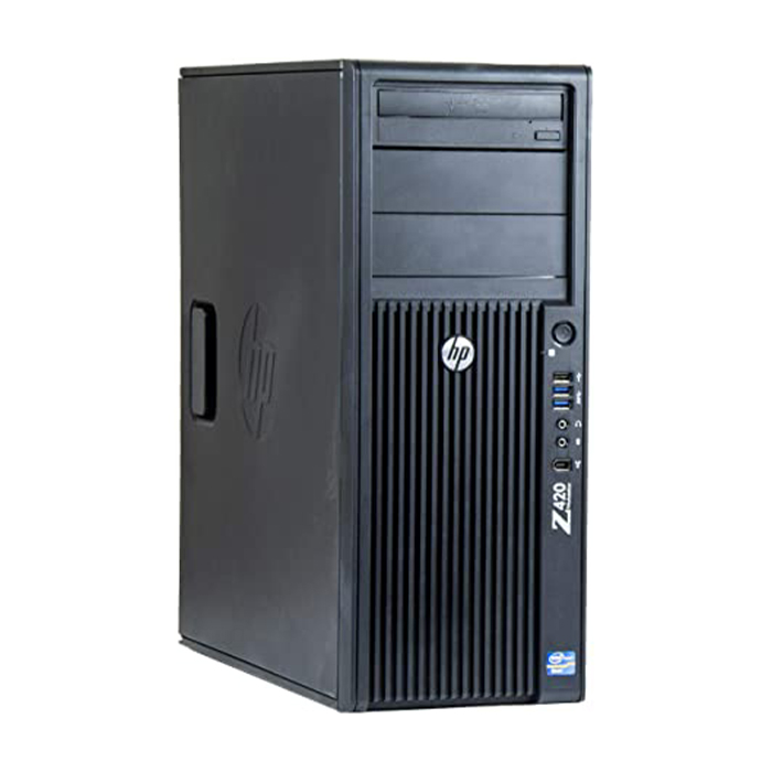 Workstation HP Z420 Xeon Six Core E5-2640 2.5GHz 32Gb 240Gb SSD DVD Nvidia Quadro 2000 1Gb Windows 10 Pro.