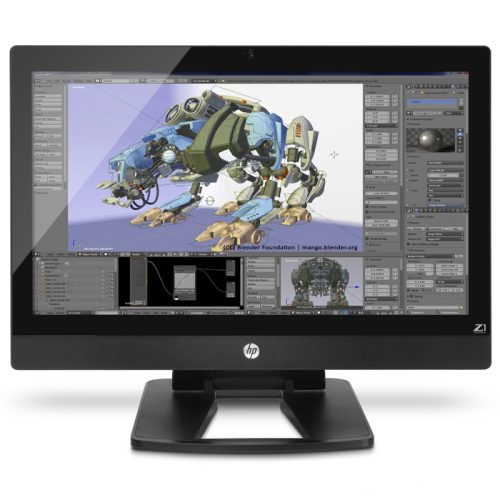 Workstation All in One HP Z1 G2 E3-1280 V3 16GB 256GB SSD DVD-RW 27" 2K Quadro K3100M 4GB Win 10 Pro [Grade B]