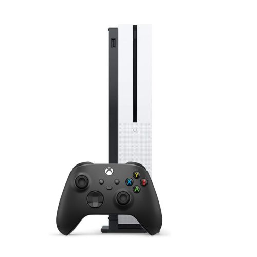 Console Microsoft Xbox One S 500GB HDD 4K Ultra HD Blu-Ray/DVD Controller Incluso Black