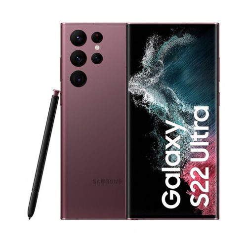 Smartphone Samsung Galaxy S22 Ultra 5G SM-S908B 128GB 6.8" Dynamic AMOLED 2X 108MP Burgundy [Grade A]