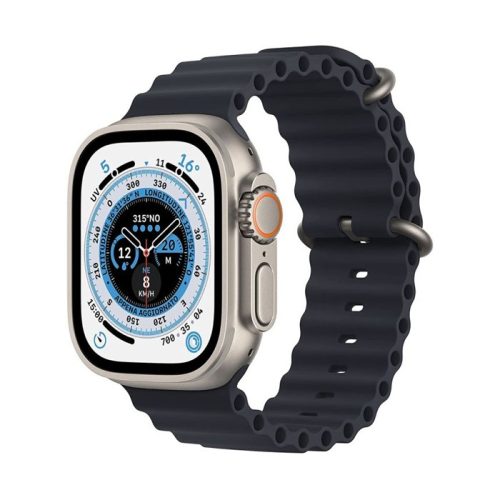 Smartwatch Apple Watch Ultra (A2684) 49mm 32GB GPS+Cell OLED Touchscreen Titanium Blue Strap [Grade A]