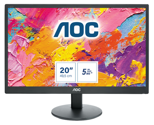 AOC 70 Series E2070SWN LED display 49,5 cm (19.5″) 1600 x 900 Pixel Nero