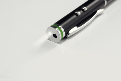 Penna digitale Leitz 4 in 1 bianco torcia tascabile a led, schermi  touchscreen, puntatore laser e alla scrittura quotidiana su