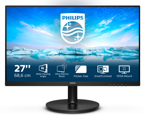 Philips V Line 271V8L/00 LED display 68,6 cm (27″) 1920 x 1080 Pixel Full HD Nero