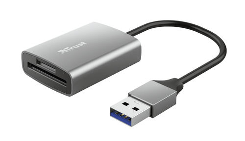 Trust Dalyx lettore di schede USB 3.2 Gen 1 (3.1 Gen 1) Alluminio