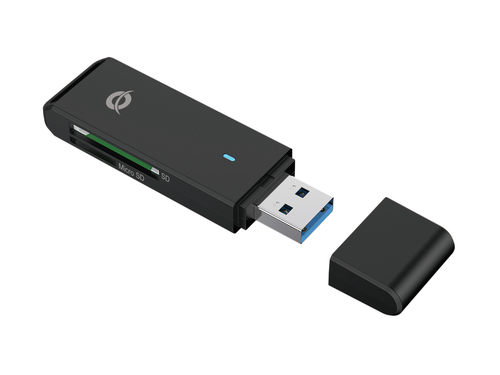 Conceptronic BIAN02B lettore di schede USB 3.2 Gen 1 (3.1 Gen 1) Type-A Nero